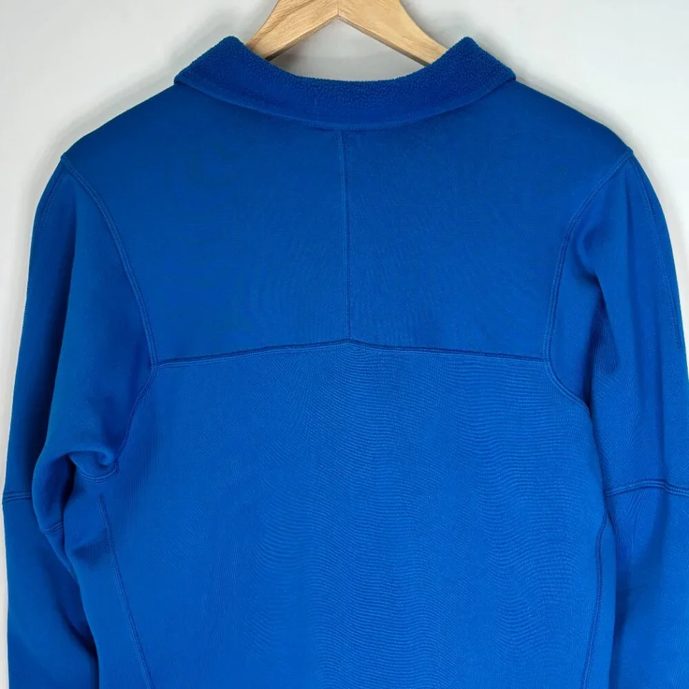 Patagonia Men's Blue Fleece Quarter Zip Pullover Long Sleeve Size Large A112